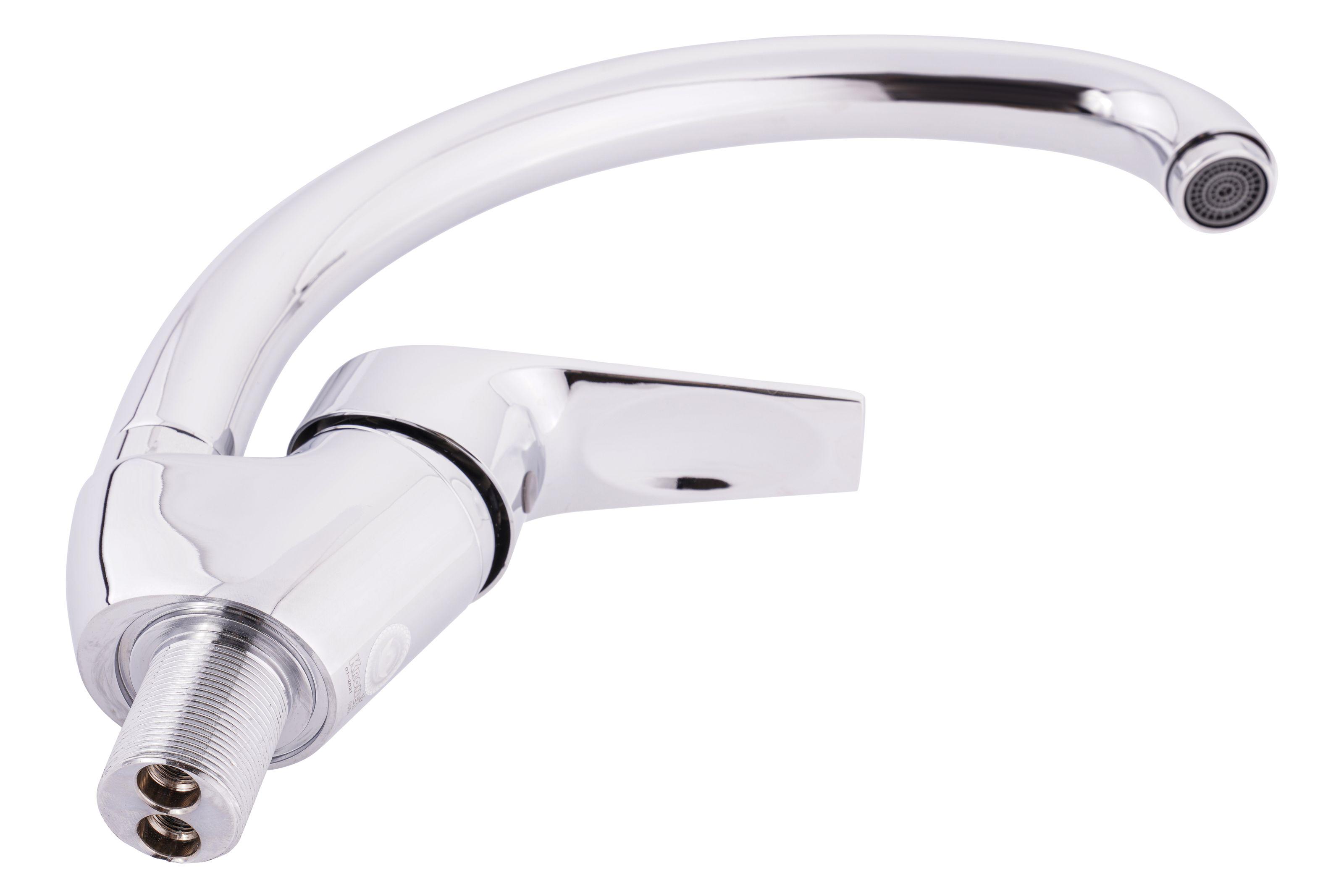 Смеситель для кухни KRONER Odra-C032 CV021151 однорычажный Хром (134694) - фото 3 Смеситель для кухни KRONER Odra-C032 CV021151 однорычажный Хром (134694) - фото 3