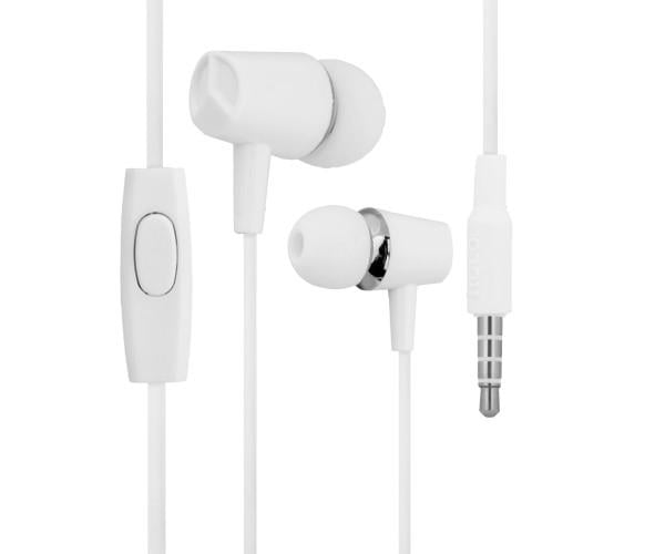 Наушники вакуумные проводные Hoco M34 1,2 м White