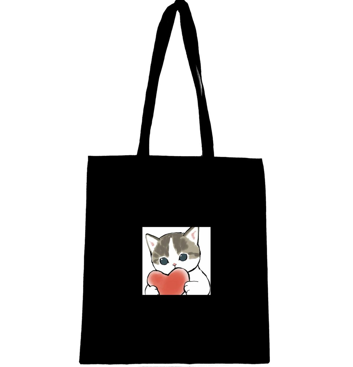 Еко-сумка з принтом Милий котик (638) Еко-сумка з принтом Милий котик (638)