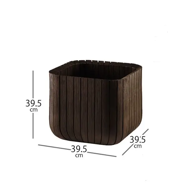 Горшок для уличных растений Keter Cube Planter квадратный L (CNT00012158) - фото 3