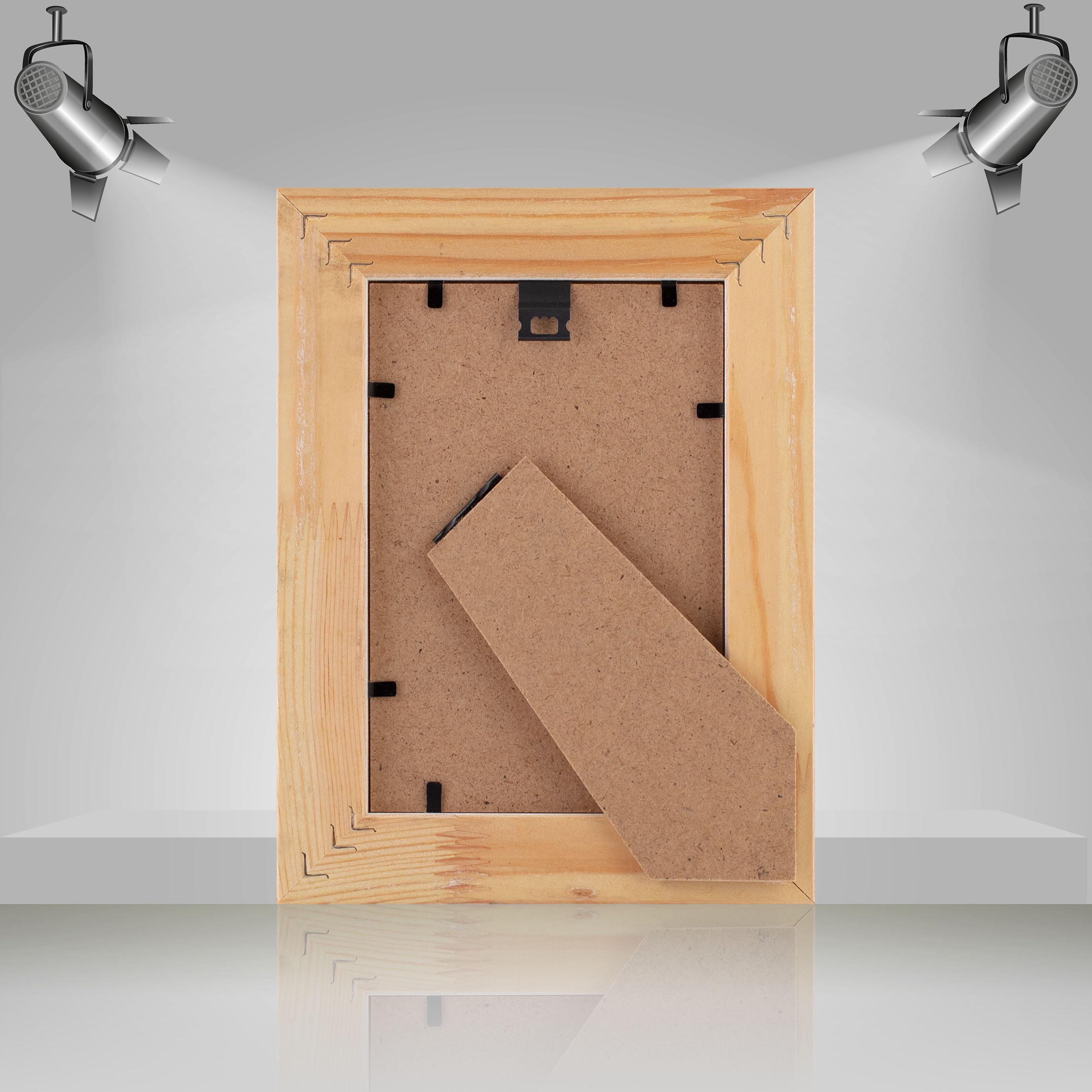 Фоторамка деревянная EmojiFrame 10х15 см AH3322-02 антибликовое стекло 2 мм с ножкой Фиолетовый - фото 4 Фоторамка деревянная EmojiFrame 10х15 см AH3322-02 антибликовое стекло 2 мм с ножкой Фиолетовый - фото 4