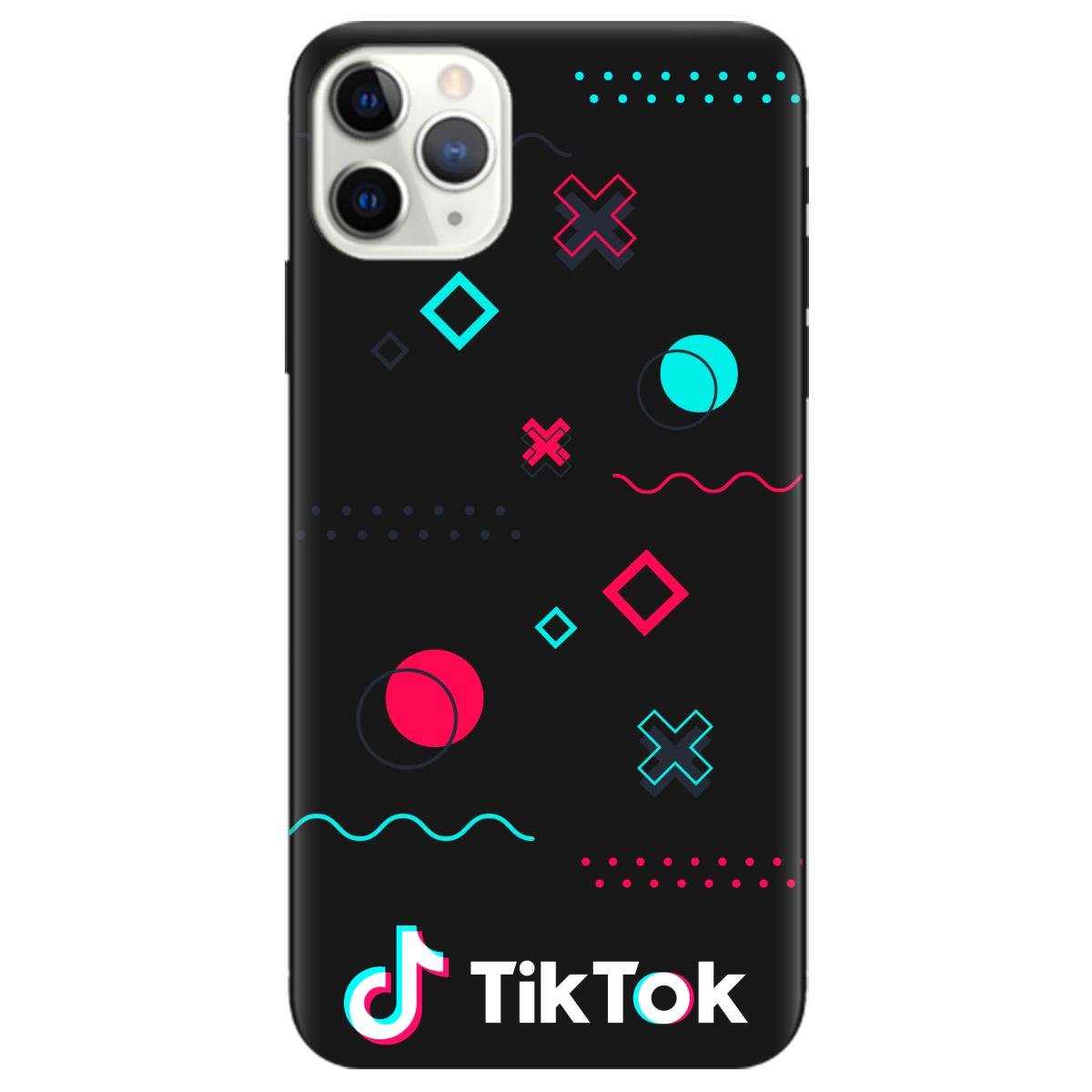 Силіконовий чохол Zorrov для Apple iPhone 11 Pro Max - TikTok (12150050273126730)