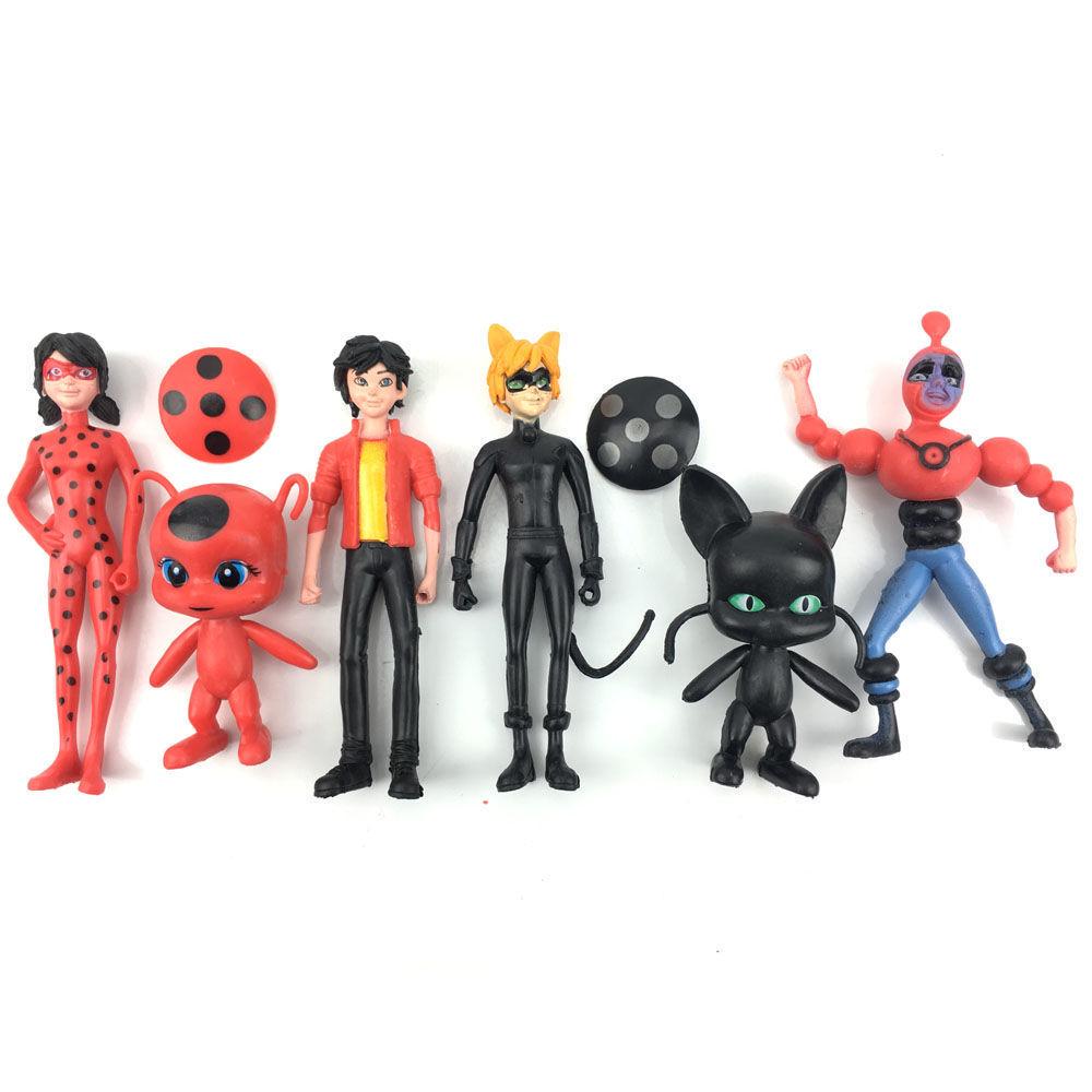 Набор фигурок lady bug 6 шт.