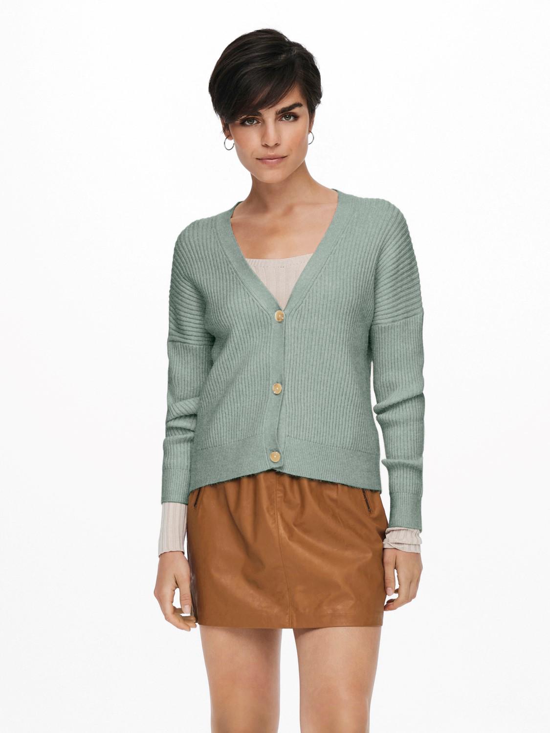 Кардиган женский Only 15231266 XL Зеленый