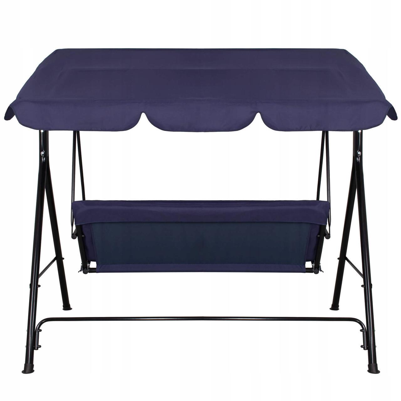 Качели-диван садовые с навесом Springos Luna GS0019 150x170 см - фото 3 Качели-диван садовые с навесом Springos Luna GS0019 150x170 см - фото 3