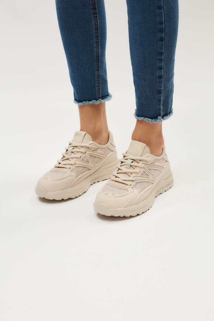 Кроссовки женские летние LONZA р. 40 Бежевый (199147) Кроссовки женские летние LONZA р. 40 Бежевый (199147)