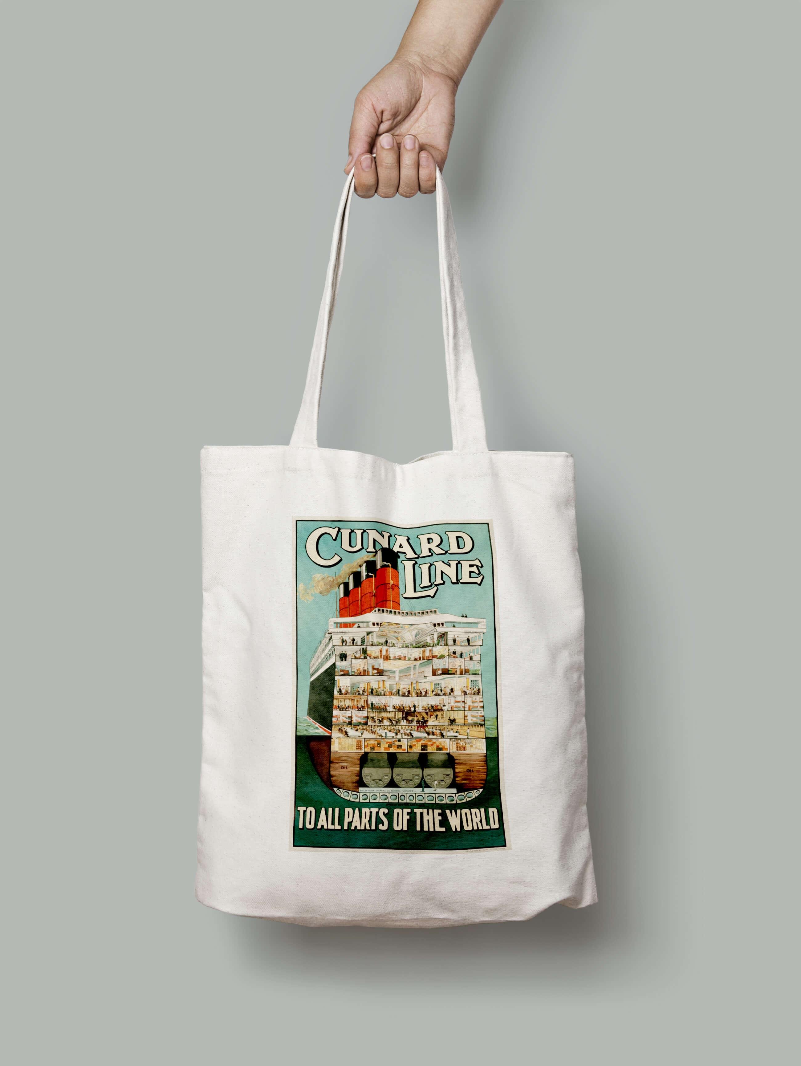 Эко-сумка шопер Круизный лайнер во все части мира