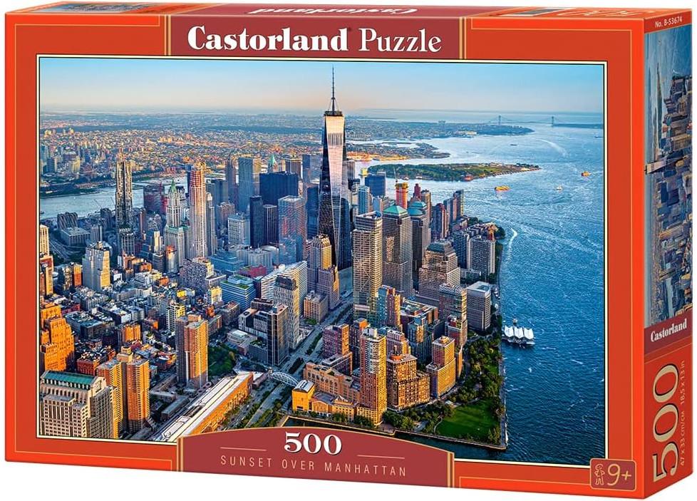 Пазл Castorland Закат над Манхэттеном 500 дет.