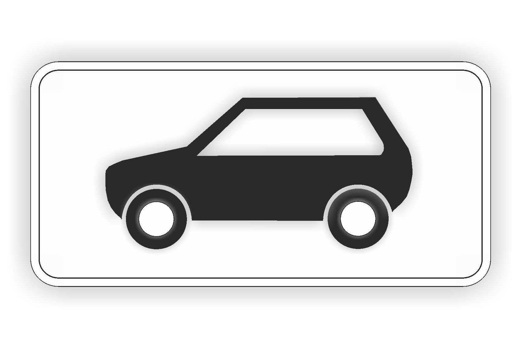 Дорожный знак 7.5.3 Вид транспортного средства 350х700 мм