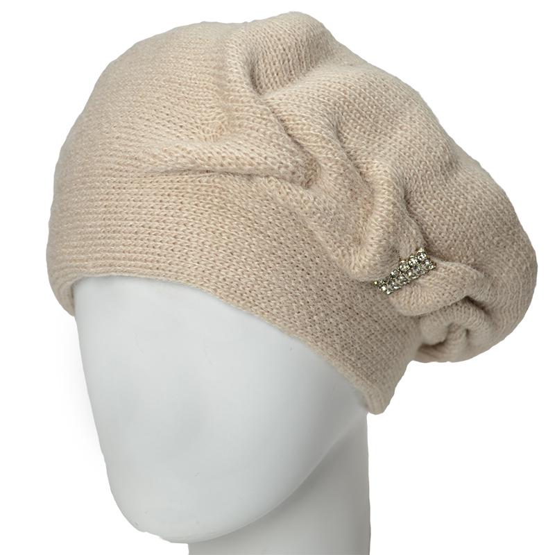 Берет женский Lirus Камея двойной зимний Лен (164095)