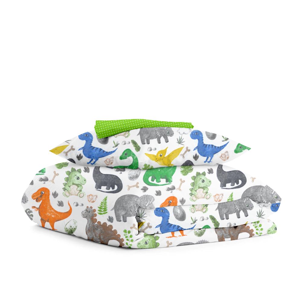 Комплект детского постельного белья Dino Color Terrakot Dots 110х140 см на резинке (4822052085714)