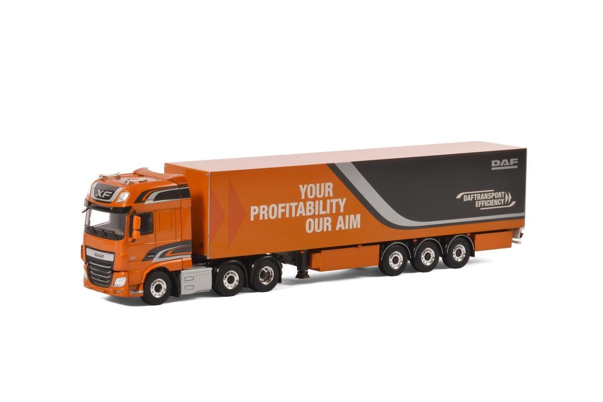 Іграшка трейлер daf XF SUPER SPACE CAB 6x2 TWIN STEER - 3 AXLE