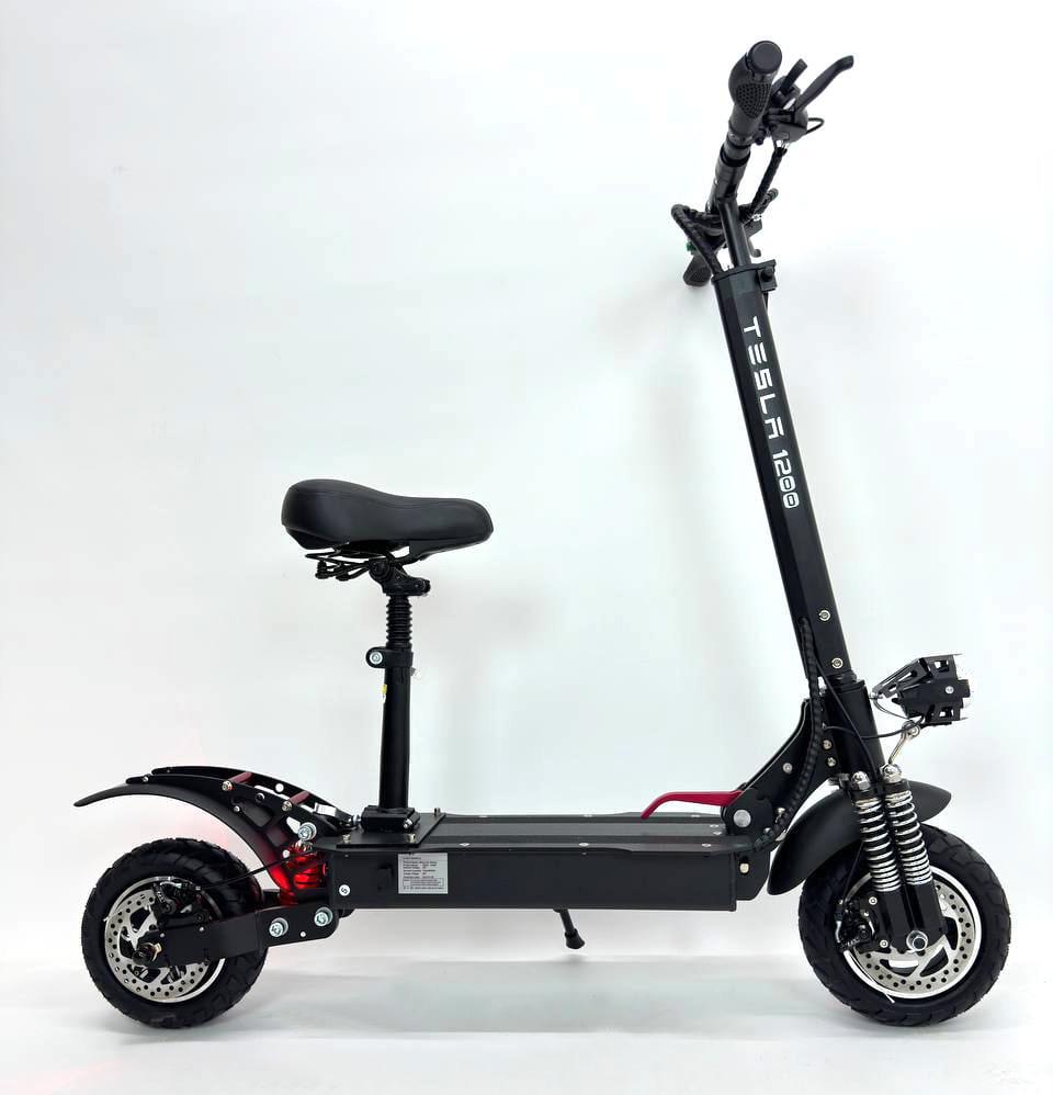 Электросамокат с сиденьем Tesla 1200 1500W 48V15Ah