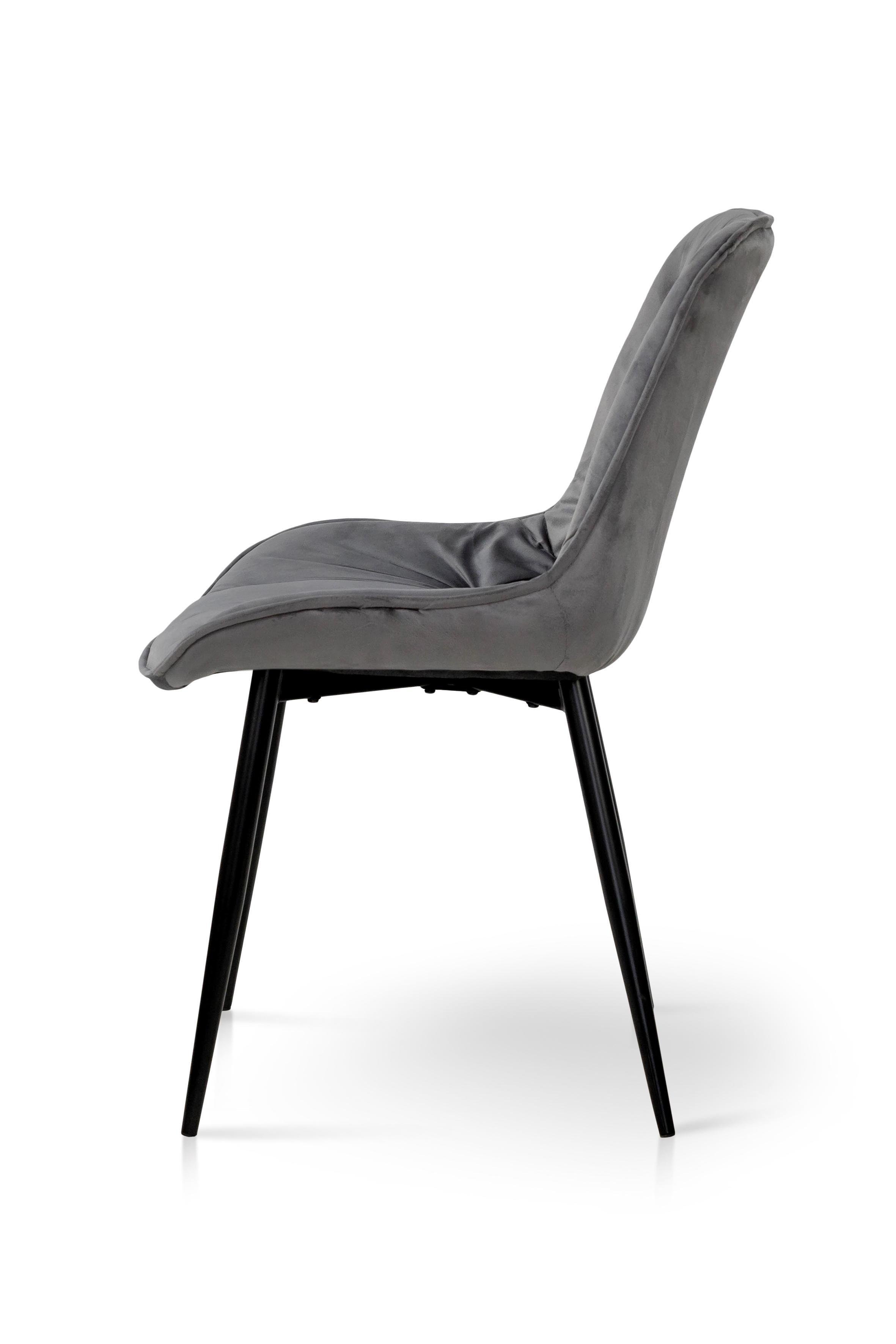 Стілець для кухні та вітальні ГРЕЙС Прадо-R 500х910х580 мм Чорний/Сірий (GAА0057239) - фото 5 Стілець для кухні та вітальні ГРЕЙС Прадо-R 500х910х580 мм Чорний/Сірий (GAА0057239) - фото 5