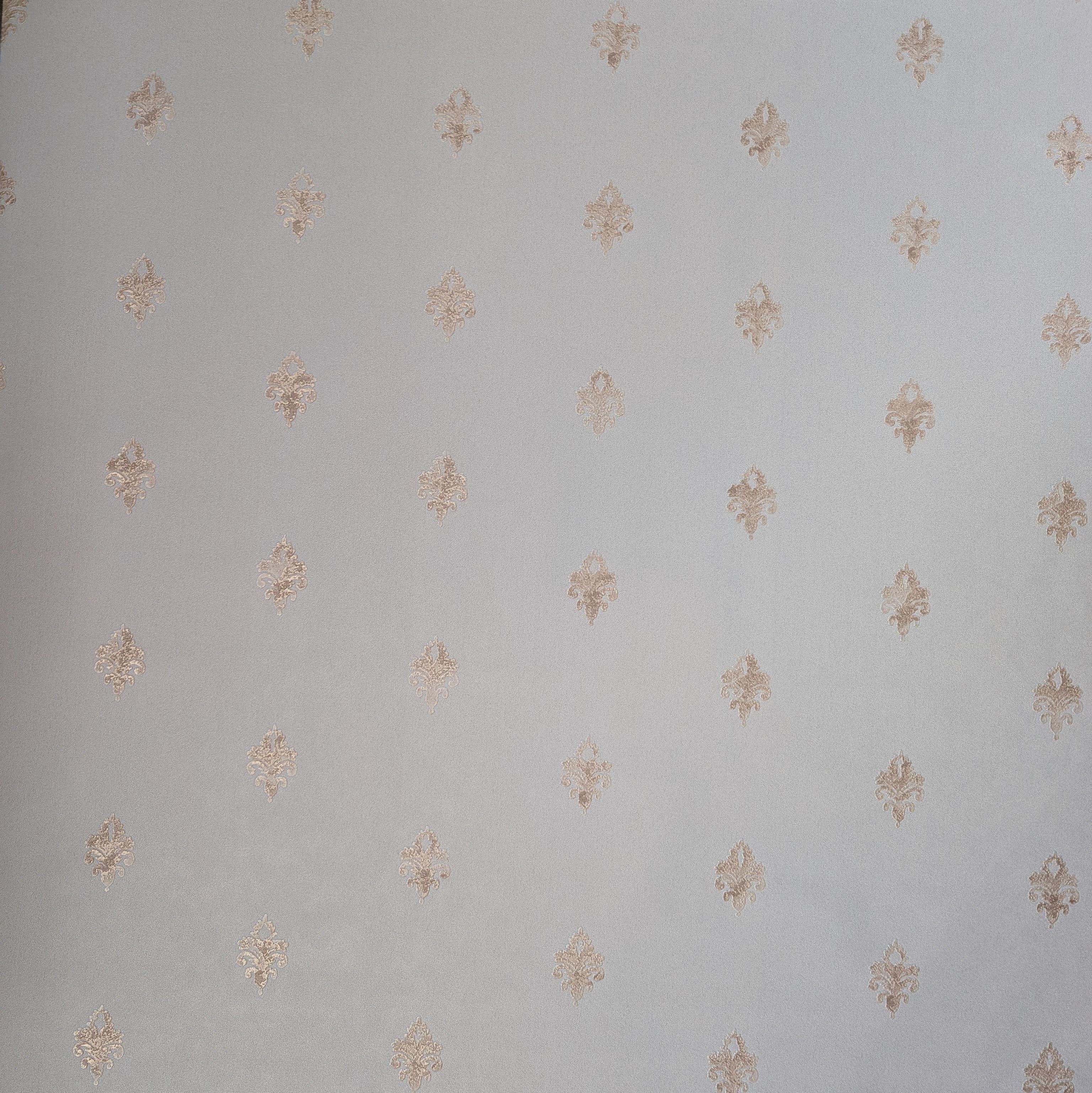 Шпалери вінілові на флізеліновій основі Limonta Bottega D'arte 03D07 Медальйон 1 м Блакитний