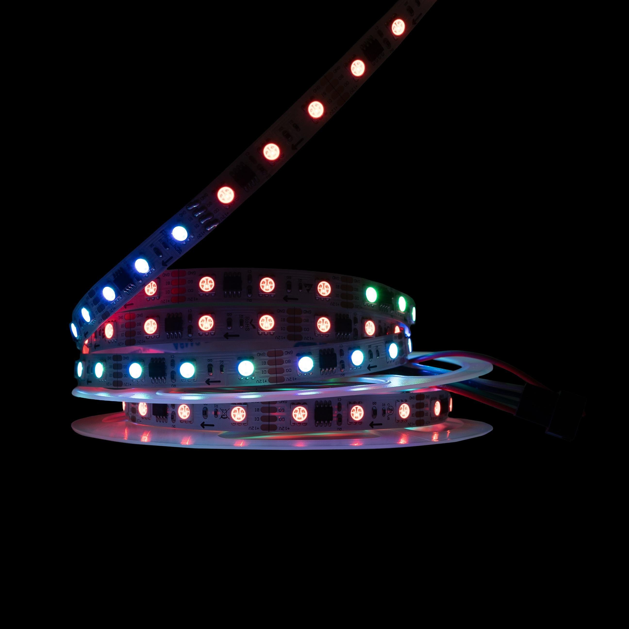 Світлодіодна стрічка Prolum 5050/60 IP20 Series-SMART RGB 12V Різнокольоровий (28748741) - фото 6 Світлодіодна стрічка Prolum 5050/60 IP20 Series-SMART RGB 12V Різнокольоровий (28748741) - фото 6