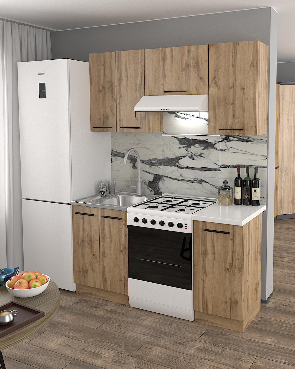 Кухонний набір Ліна 5 тумб у комплекті 1,6 м - фото 7 Кухонний набір Ліна 5 тумб у комплекті 1,6 м - фото 7