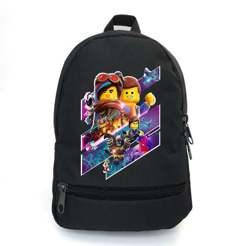 Школьный рюкзак BIG Лего School Bag Lego-04 43х30х17 см 22 л Черный (2314375297)