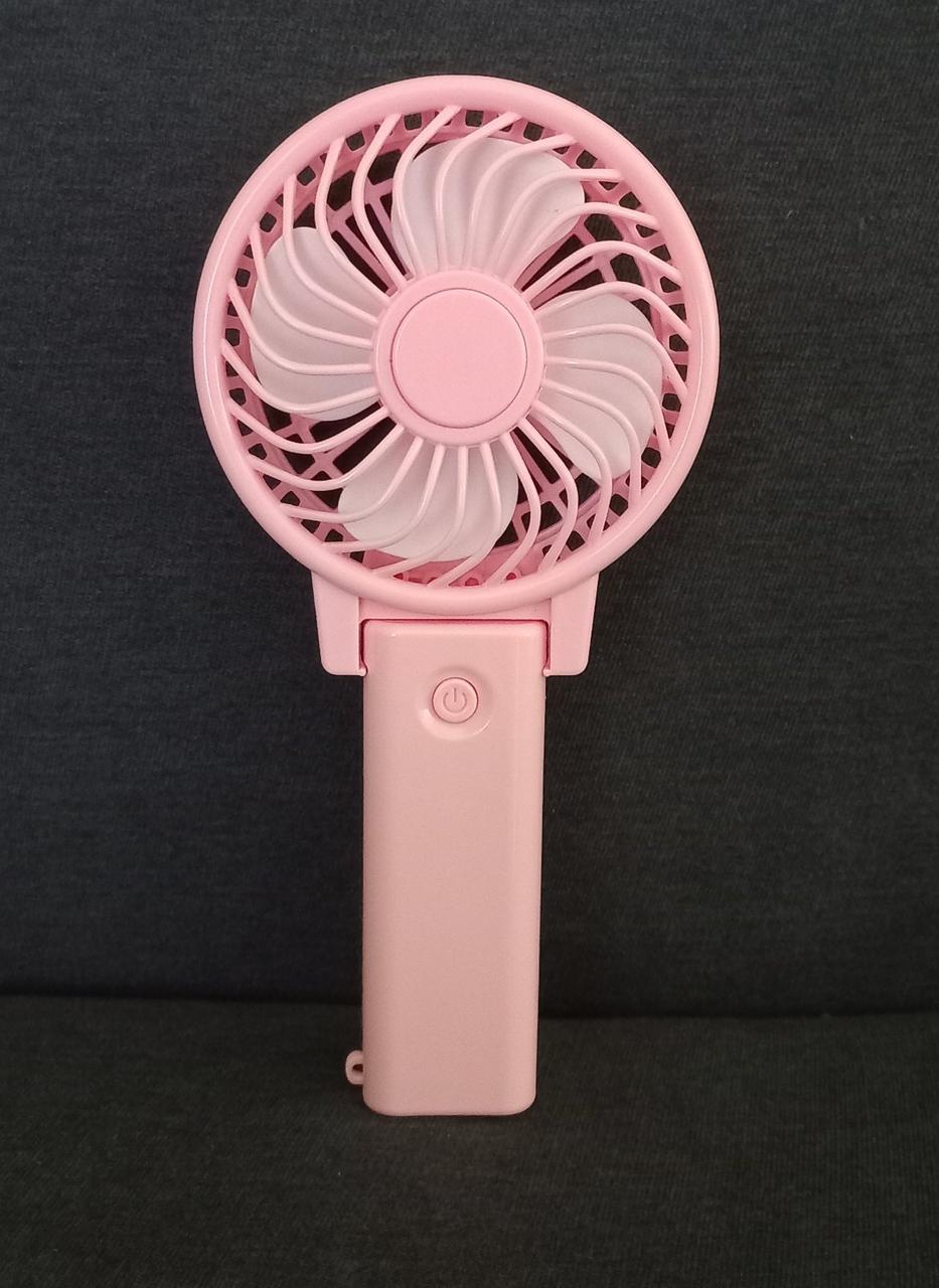 Вентилятор ручной TOYS на батарейках Розовый (2AQ2711) - фото 3 Вентилятор ручной TOYS на батарейках Розовый (2AQ2711) - фото 3