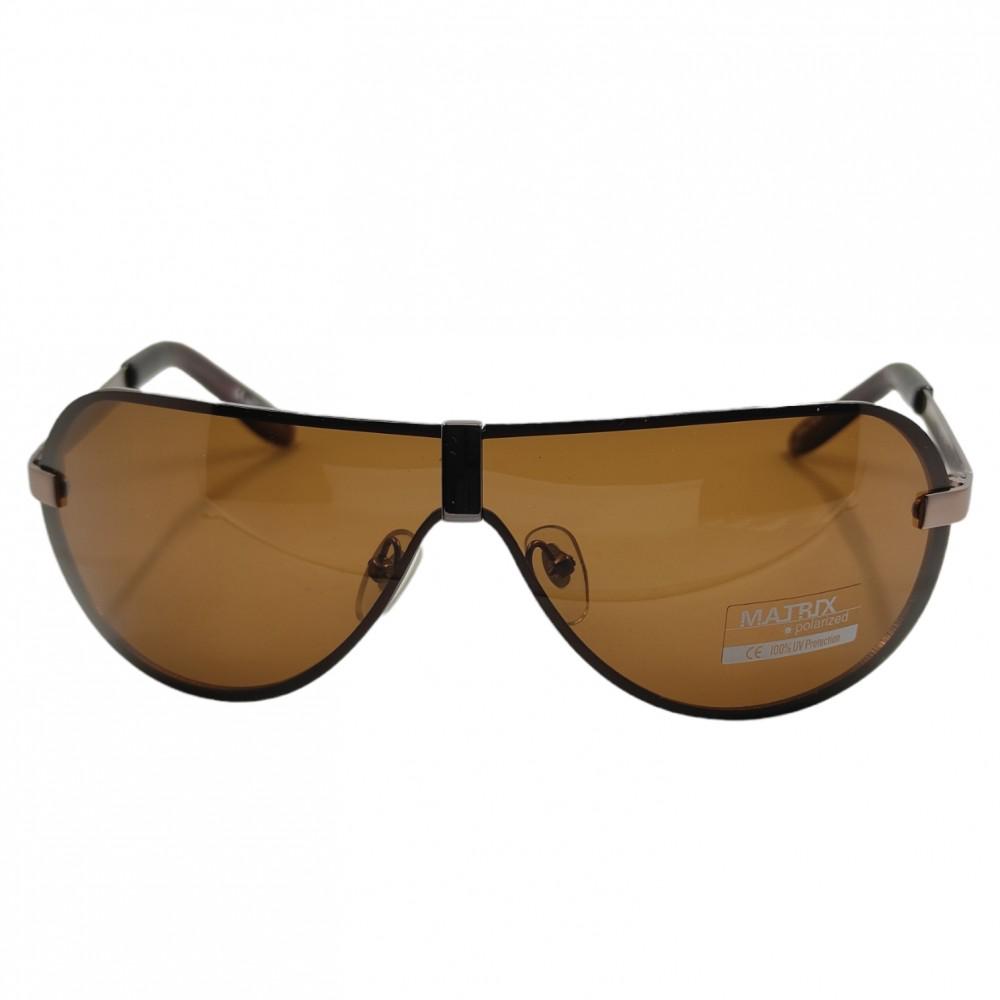 Сонцезахисні окуляри поляризовані Matrix Polarized 08307 Коричневий (47034) - фото 3