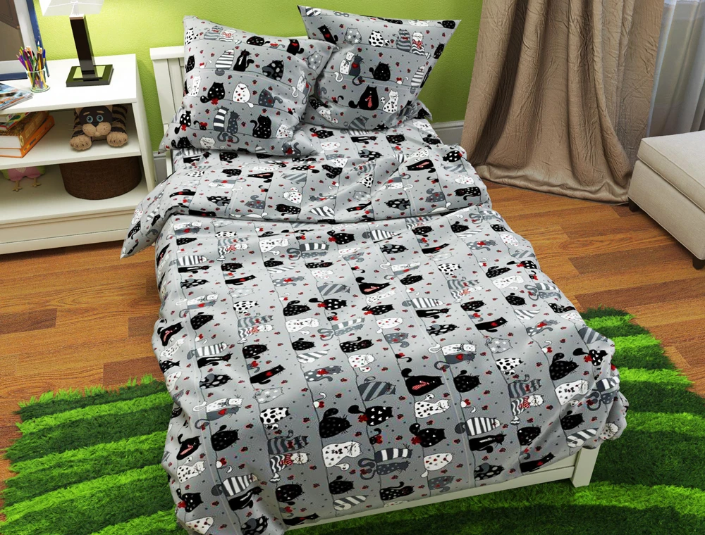 Комплект постельного белья детский ТМ Черешенька из бязи Gold 150х220 cм (40094)