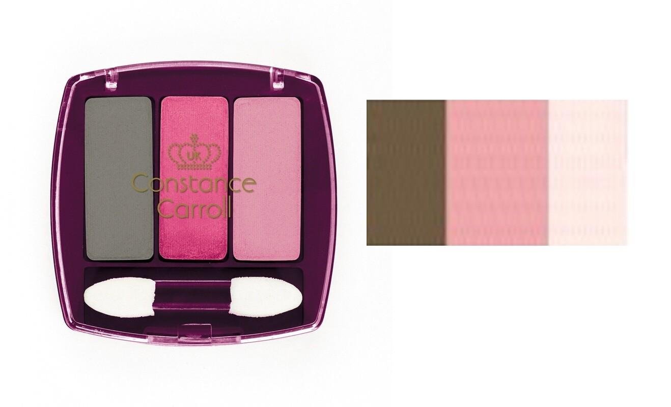 Тіні для повік Constance Carroll Trio Eyeshadow №91 Mocha Choc триколірні (50057825)