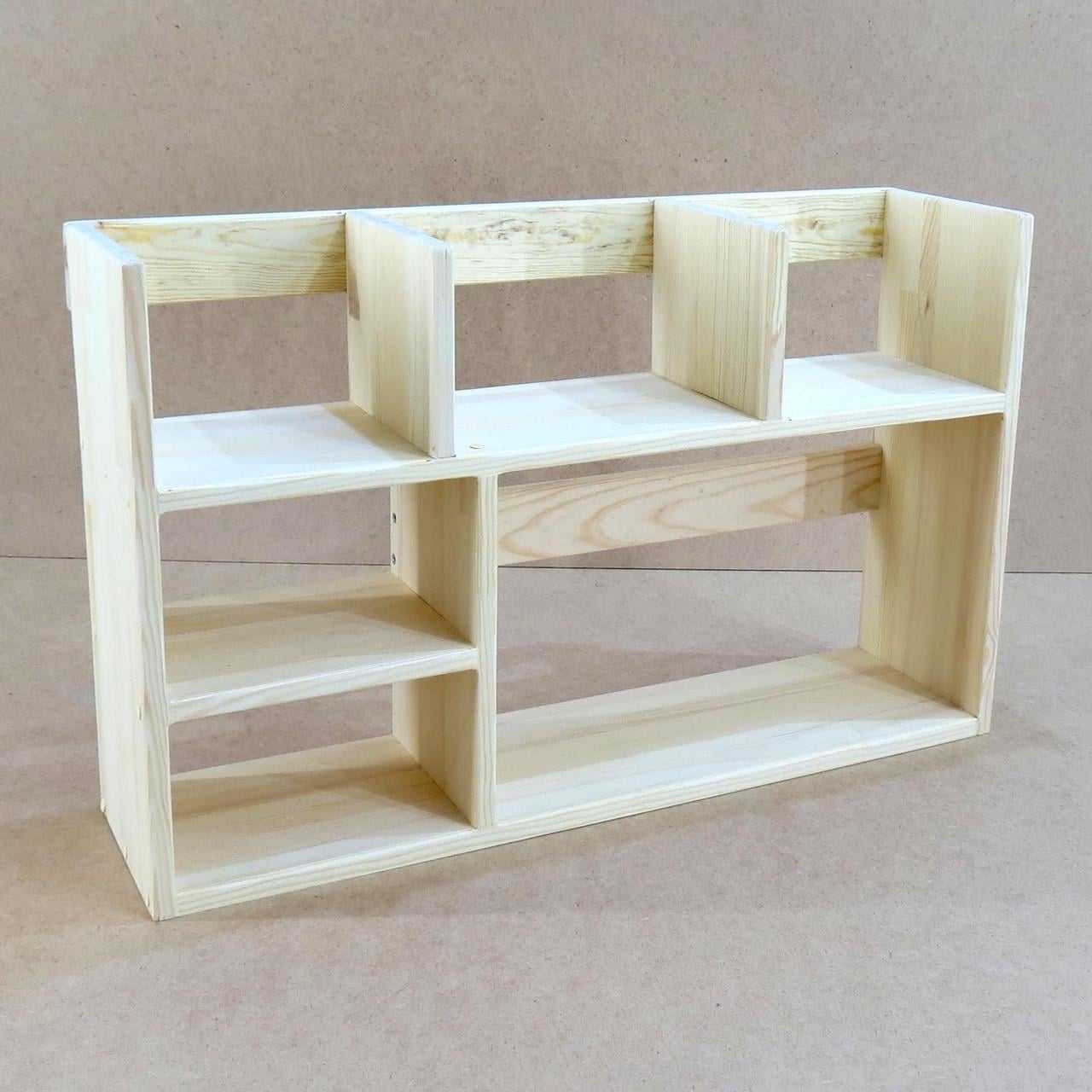 Полка-надстройка настольная из дерева Овелия бланже (АКД-013501)