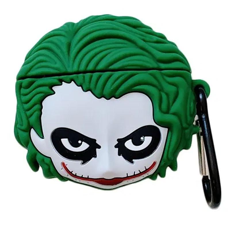 Футляр силіконовий Epik Marvel & DC series для навушників AirPods 3 з карабіном Джокер/Зелений (00000065971_1)