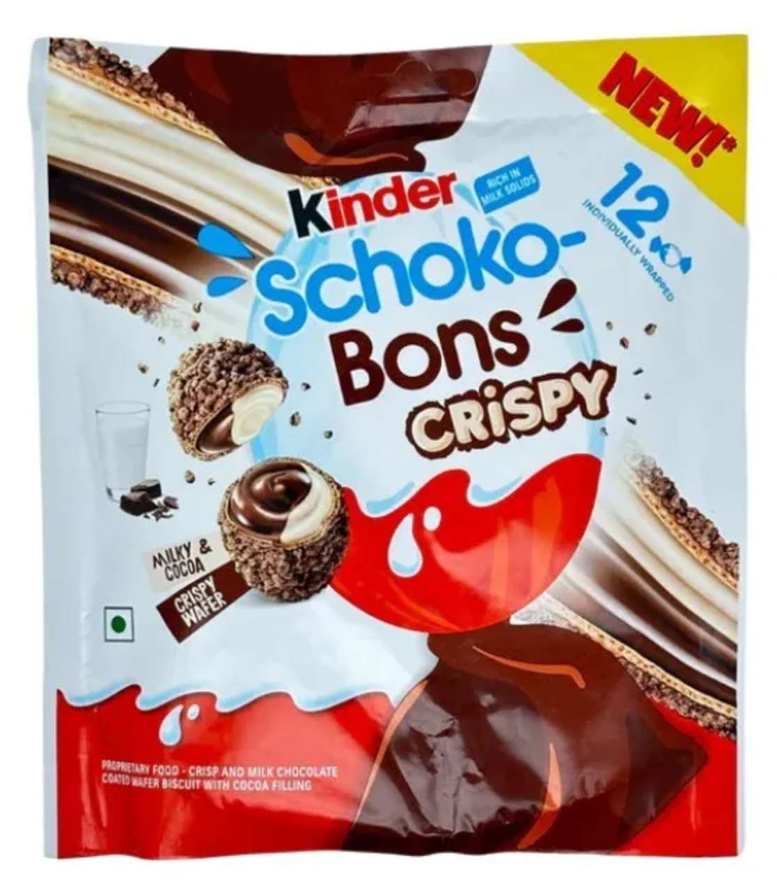 Цукерки Kinder Schoko-Bons Crispy​​​​​​​ 67 г (2246596670)