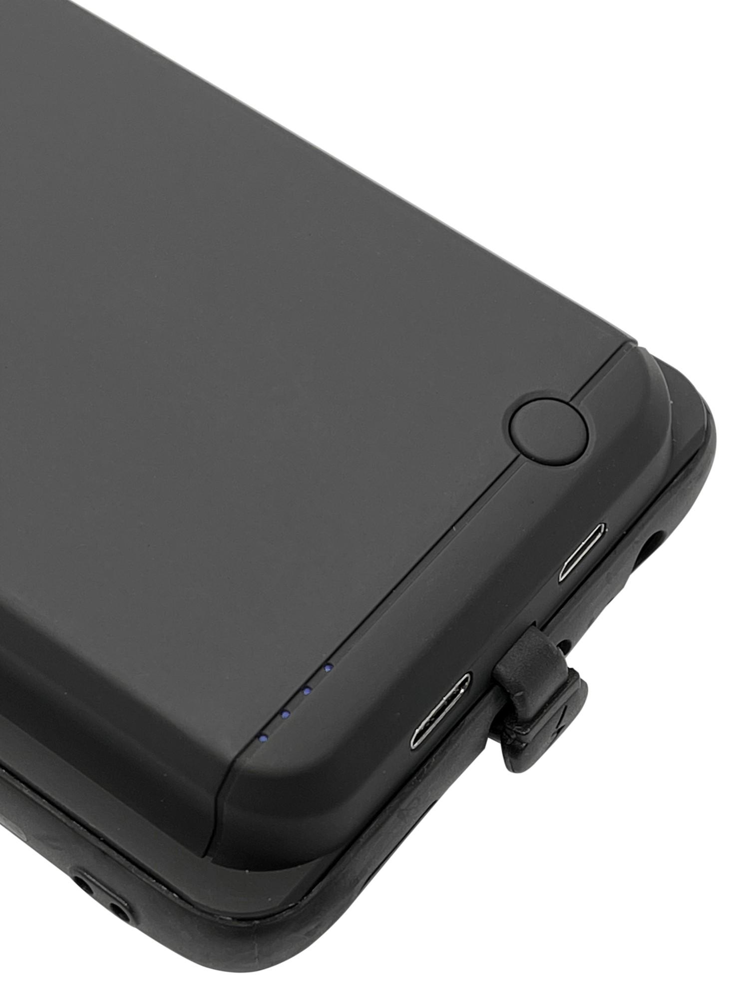 Чехол-аккумулятор XON PowerCase для Xiaomi Redmi Note 9 6800 mAh Black - фото 8