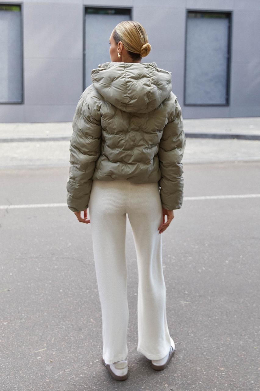 Куртка Seventeen с декоративной вышивкой XXL-3XL Оливковый - фото 5 Куртка Seventeen с декоративной вышивкой XXL-3XL Оливковый - фото 5