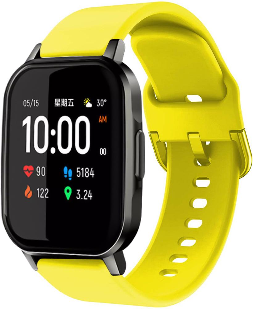 Ремешок Style для Haylou Smart Watch 2 LS02 Yellow (21067) - фото 1 Ремешок Style для Haylou Smart Watch 2 LS02 Yellow (21067) - фото 1