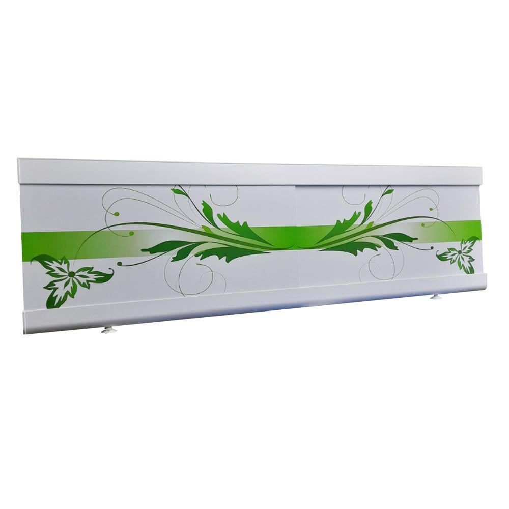 Екран під ванну Кріпиш The MIX green flowers 120 см