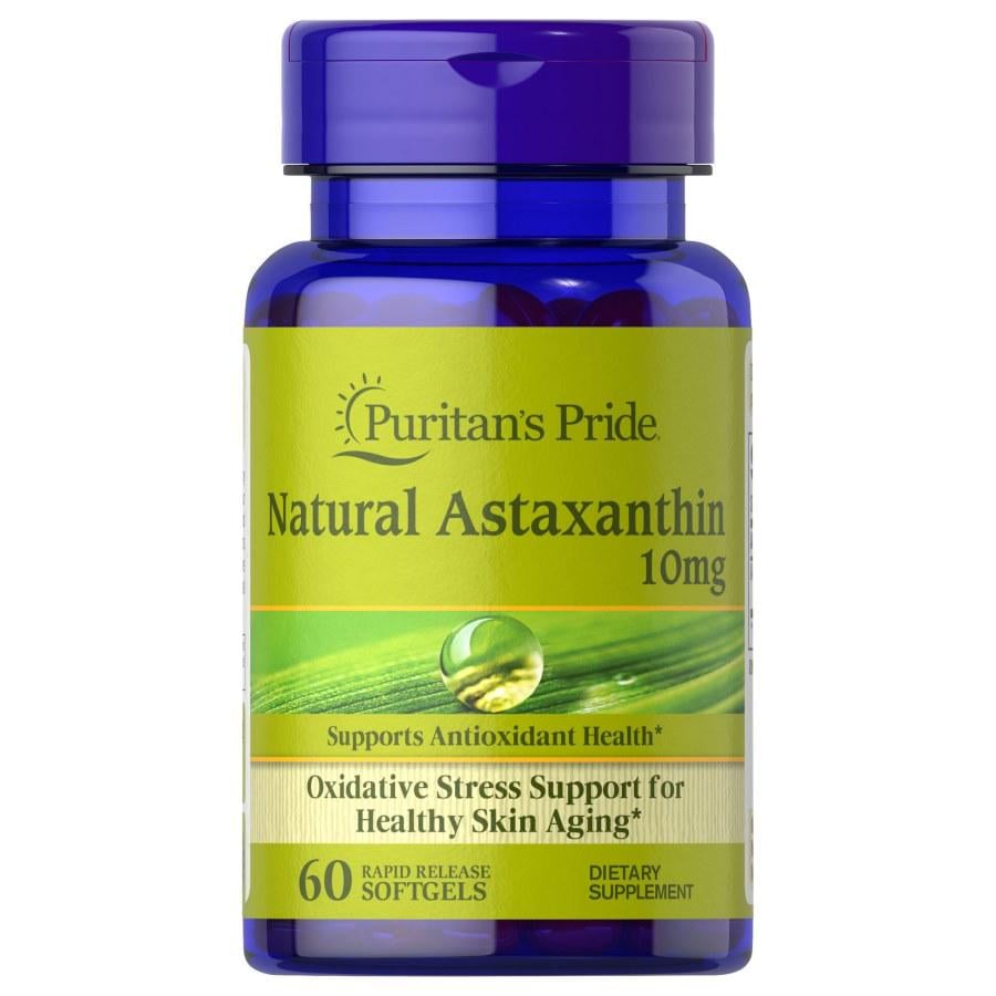 Натуральна добавка Puritan's Pride Astaxanthin 10 мг 60 капс. (8848)