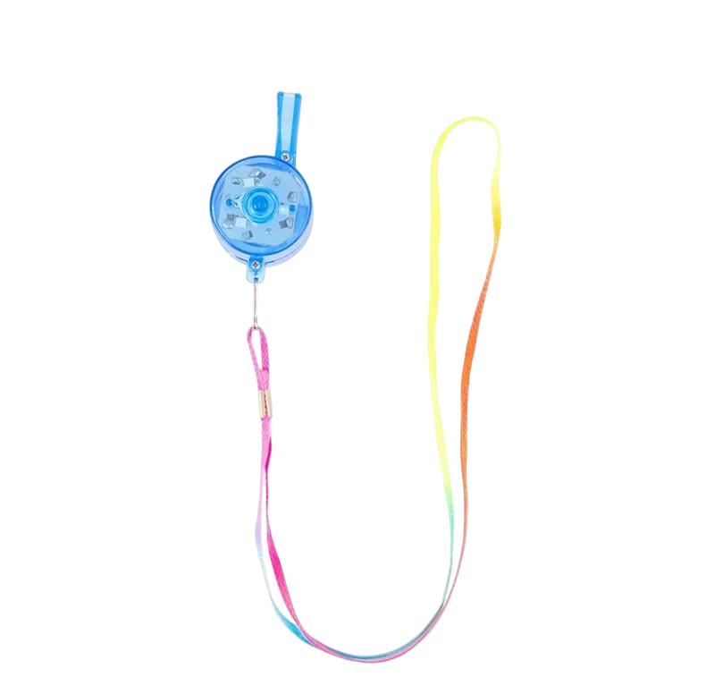 Свисток дитячий з підсвіткою Синій (0276)