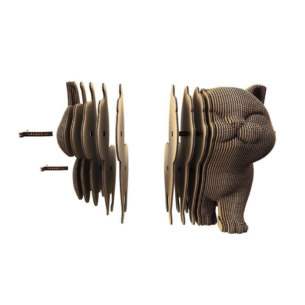 Пазл картонный 3D Cartonic Три Котика 254 детали (2553309171) - фото 9