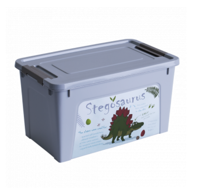 Контейнер Алеана Smart Box Динозавр 3,5 л Серый (УТ000082451)