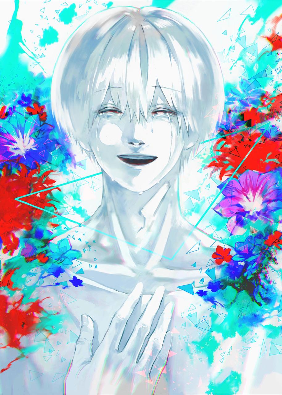 Картина постер Gee! Tokyo Ghoul Токийский гуль иллюстрация 40x60 см TG 09.009