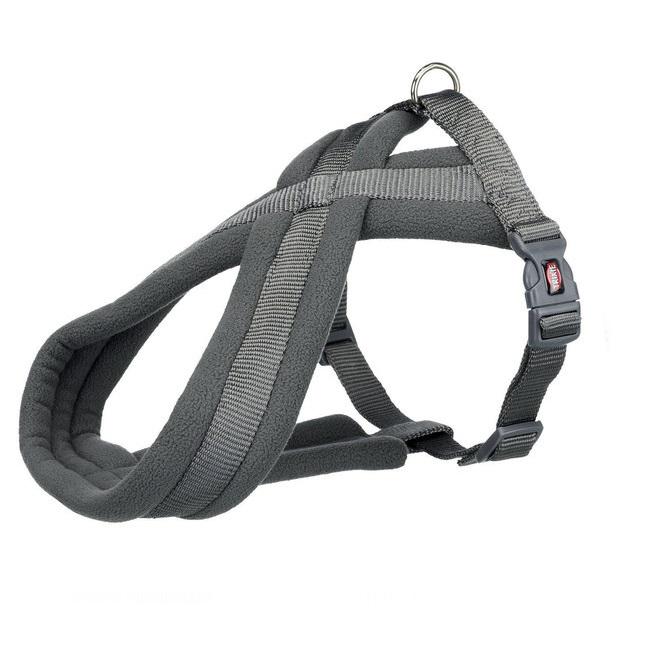 Шлея для собак Trixie Premium туристична S 35–50 см 20 мм Сірий (4053032019980)