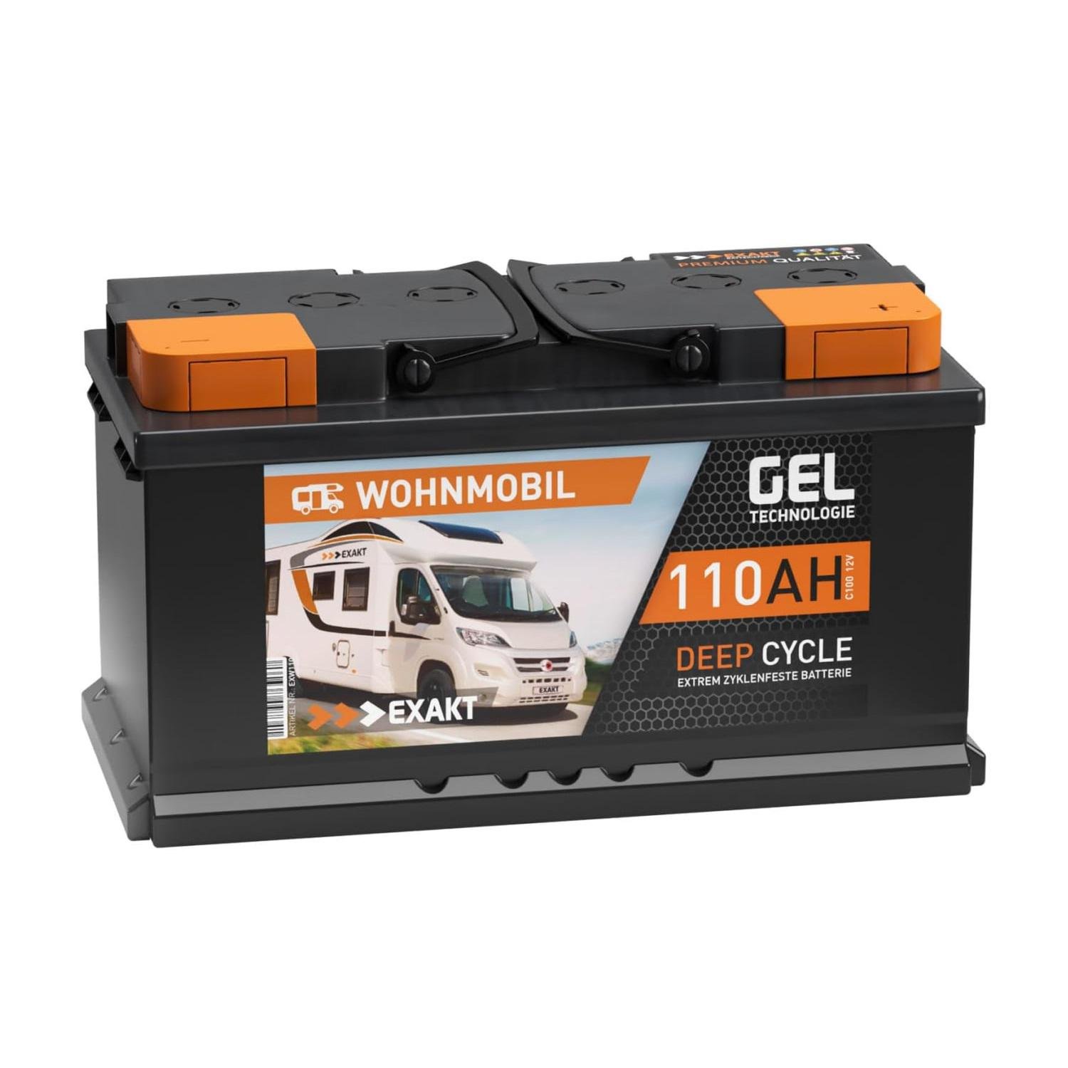 Акумулятор гелевий EXACT 110 Аh/12 V