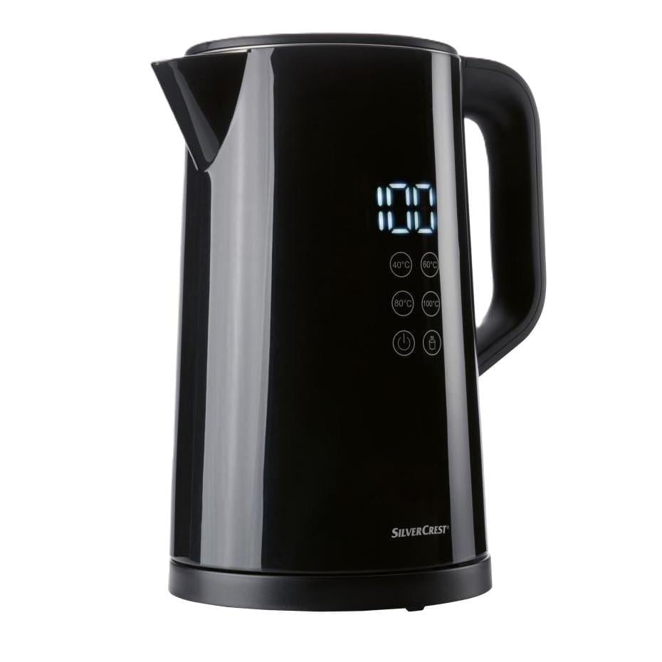 Електрочайник Silver Crest SWD Cool-Touch з регулюванням температури (SWD 3000 A1 Чорний)