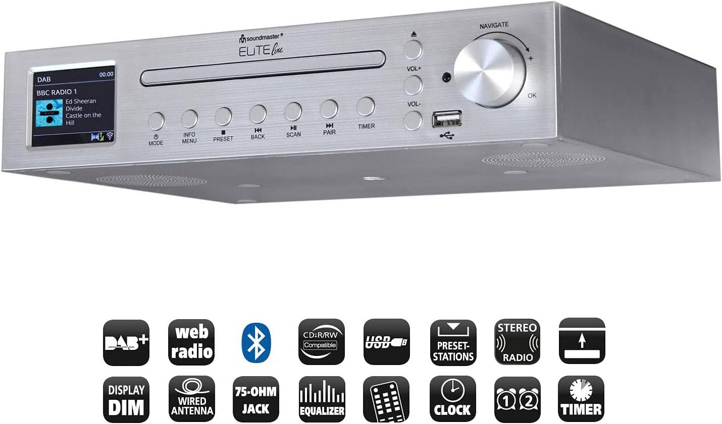 Радио подвесное Soundmaster FM DAB DAB+ USB CD Bluetooth - фото 6