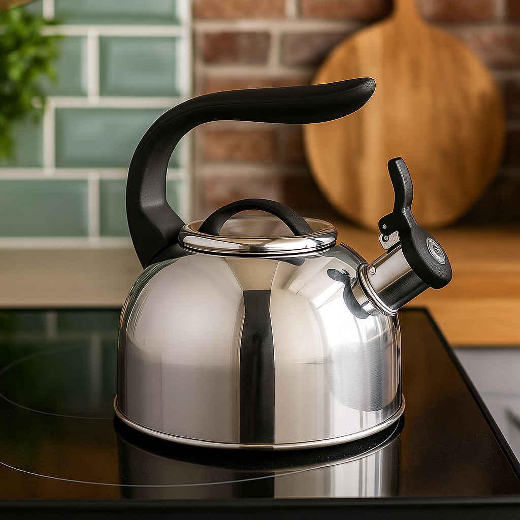 Чайник для плиты PureSteel с свистком одинарное дно нержавеющая сталь 2,5 л (03-MH-5176) - фото 9 Чайник для плиты PureSteel с свистком одинарное дно нержавеющая сталь 2,5 л (03-MH-5176) - фото 9