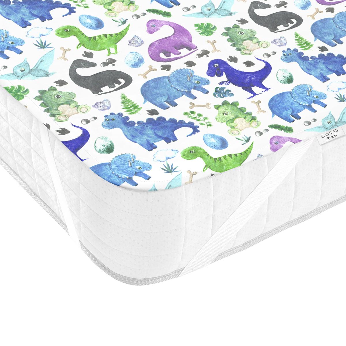Наматрасник Cosas Colorful Dino непромокаемый 70x120 см (4822052070932) - фото 2 Наматрасник Cosas Colorful Dino непромокаемый 70x120 см (4822052070932) - фото 2