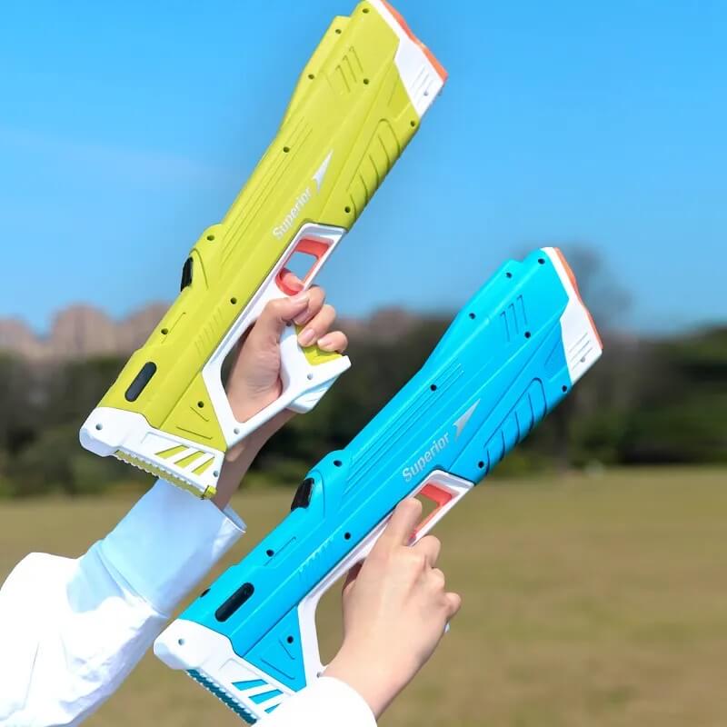 Пистолет Water Gun водяной электрический Желтый - фото 2