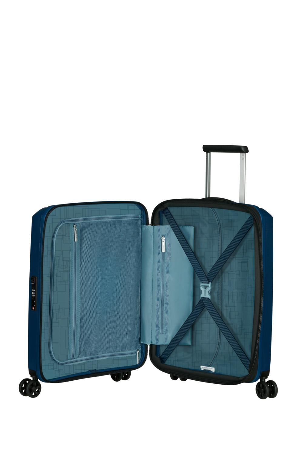 Чемодан American Tourister AEROSTEP 55x40x20/23 см Синий (MD8*41001) - фото 3