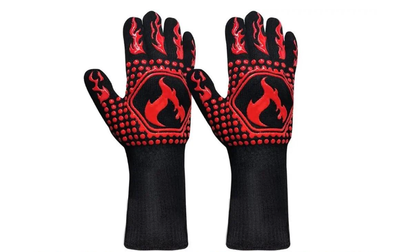 Перчатки Terex 800 градусов термостойкие силиконовые 2 шт.
