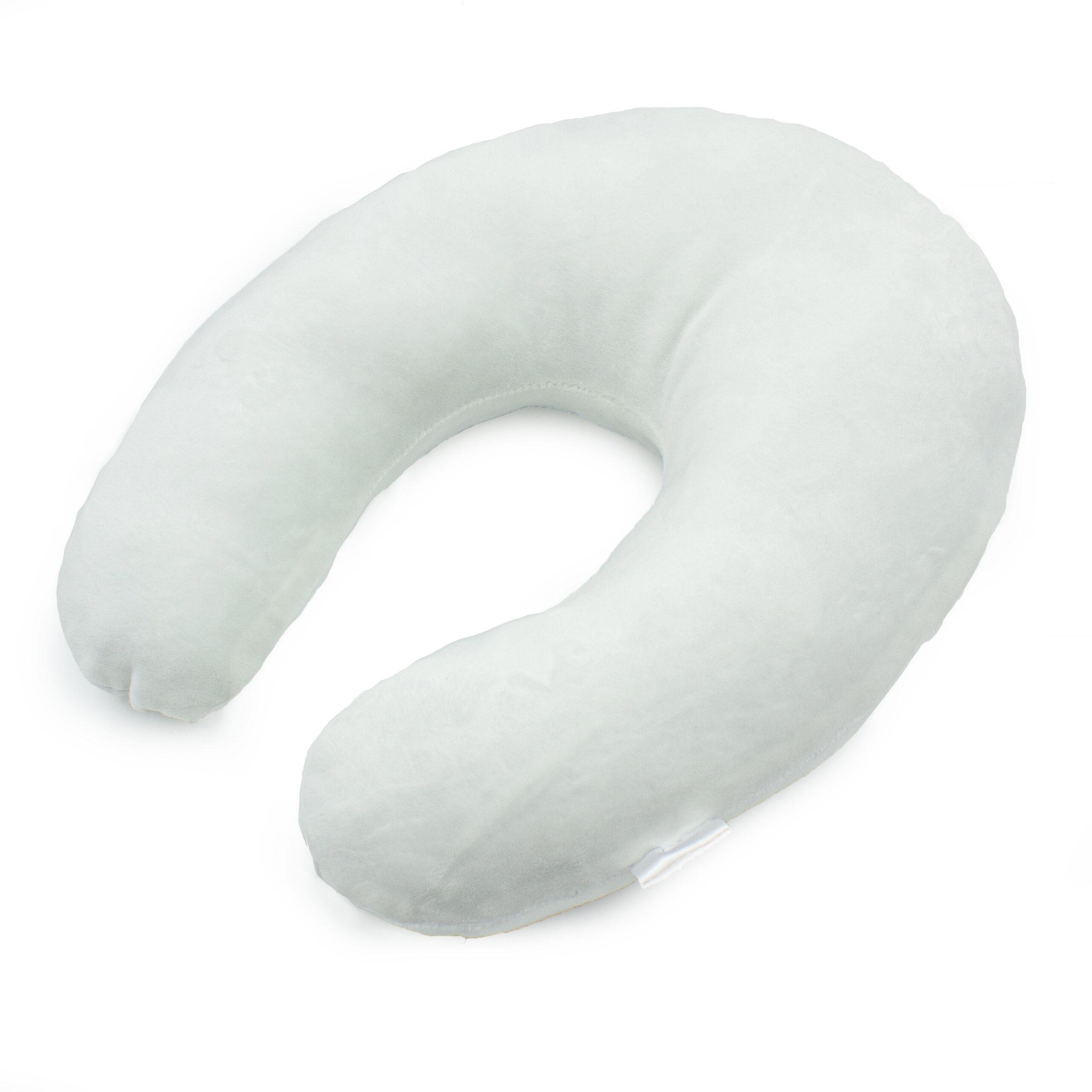 Подушка для путешествий MirSon №8801 Velvet Line 28-0001 полистирол 30х35х10 см White (2200006348863)