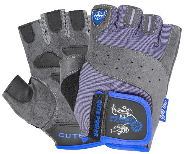 Рукавички для фітнесу жіночі Power System PS-2560 Cute Power XS Blue (3070020327)