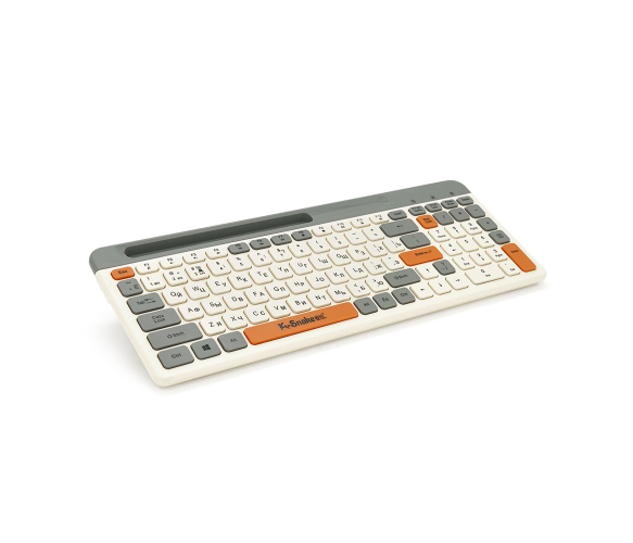 Клавіатура бездротова VOLTRONIC K100 White/Grey (KB-K100)